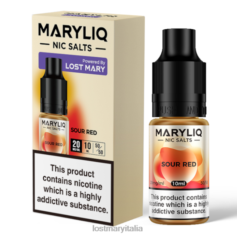 Sali di Mary Maryliq nic perduti - 10 ml acido 6JBV4216 | LOST MARY Vape Italia