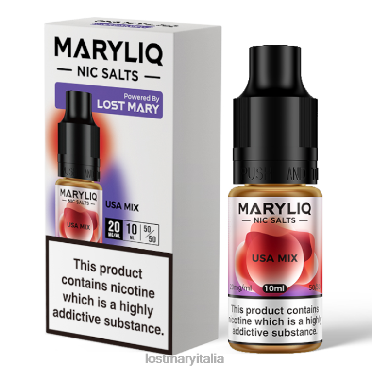 Sali di Mary Maryliq nic perduti - 10 ml miscela degli Stati Uniti 6JBV4219 | LOST MARY Flavors