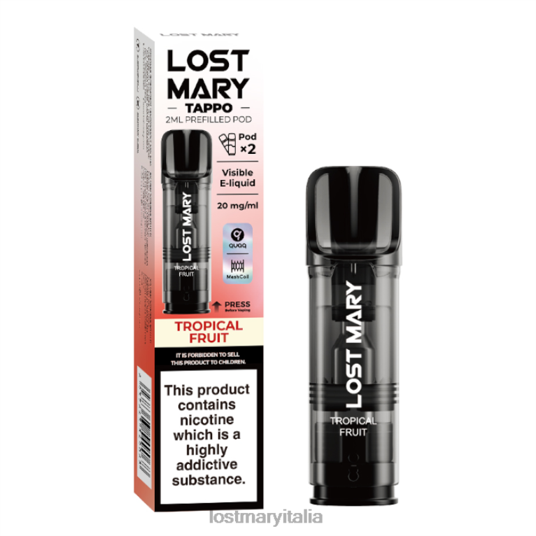 capsule preriempite Lost Mary con tappo - 20 mg - 2 conf frutta tropicale 6JBV4182 | LOST MARY Puff