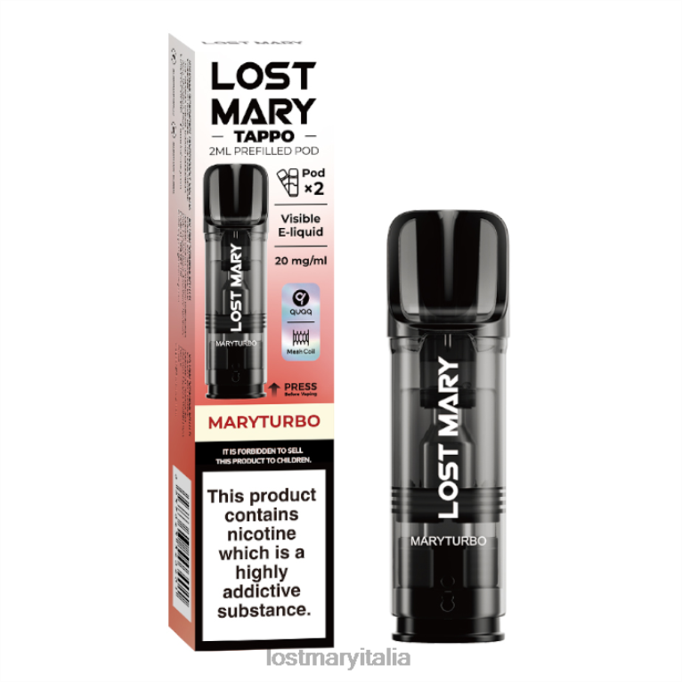 capsule preriempite Lost Mary con tappo - 20 mg - 2 conf maryturbo 6JBV4185 | LOST MARY Italia