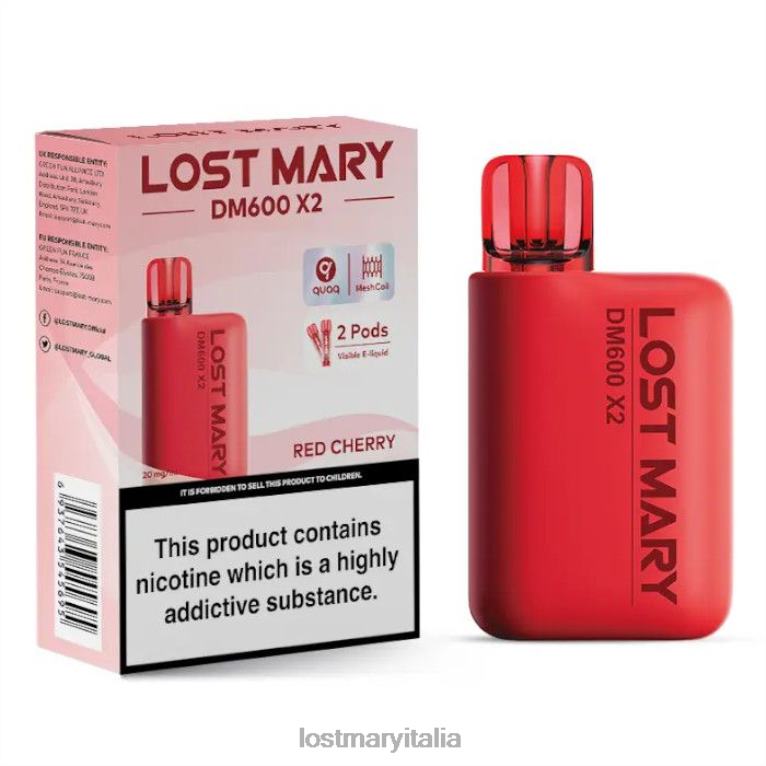 Lost Mary dm600 x2 vaporizzatore usa e getta ciliegia rossa 6JBV4198 | LOST MARY Vape Price