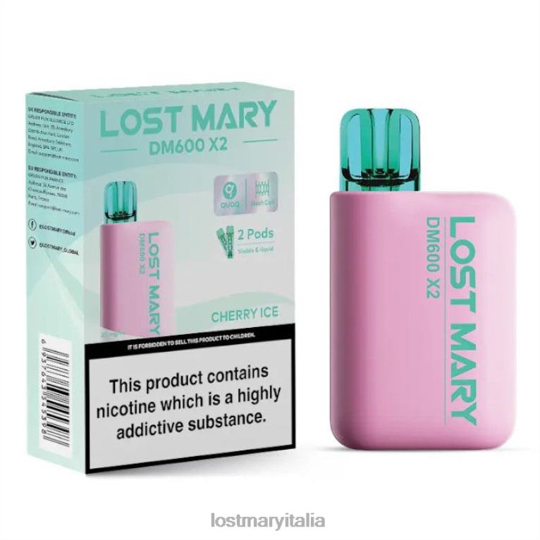 Lost Mary dm600 x2 vaporizzatore usa e getta gelato alla ciliegia 6JBV4203 | LOST MARY Gusti Italia