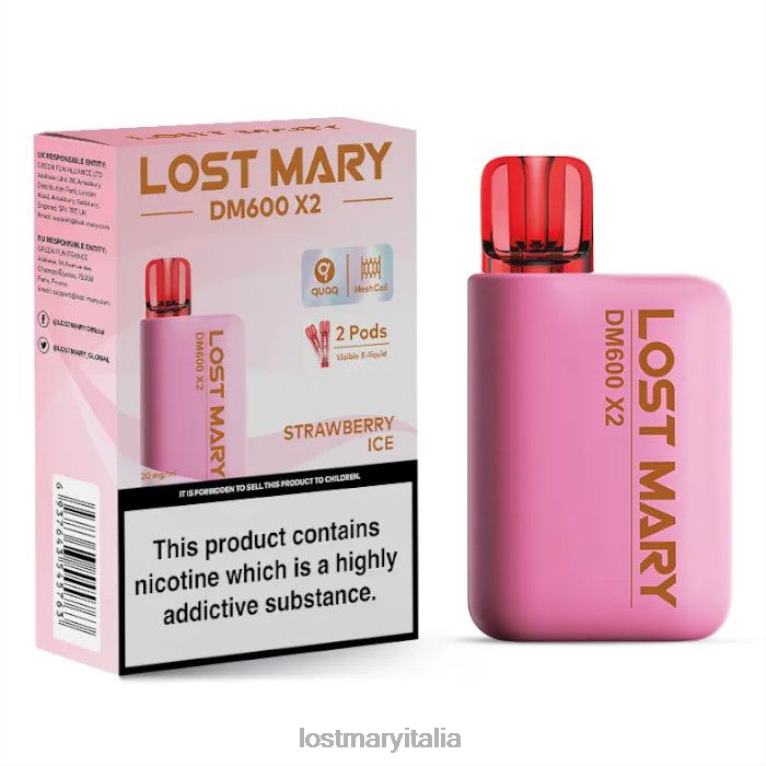 Lost Mary dm600 x2 vaporizzatore usa e getta ghiaccio alla fragola 6JBV4205 | LOST MARY Italia