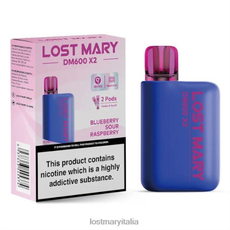 Lost Mary dm600 x2 vaporizzatore usa e getta lampone acido al mirtillo 6JBV4202 | LOST MARY Puff