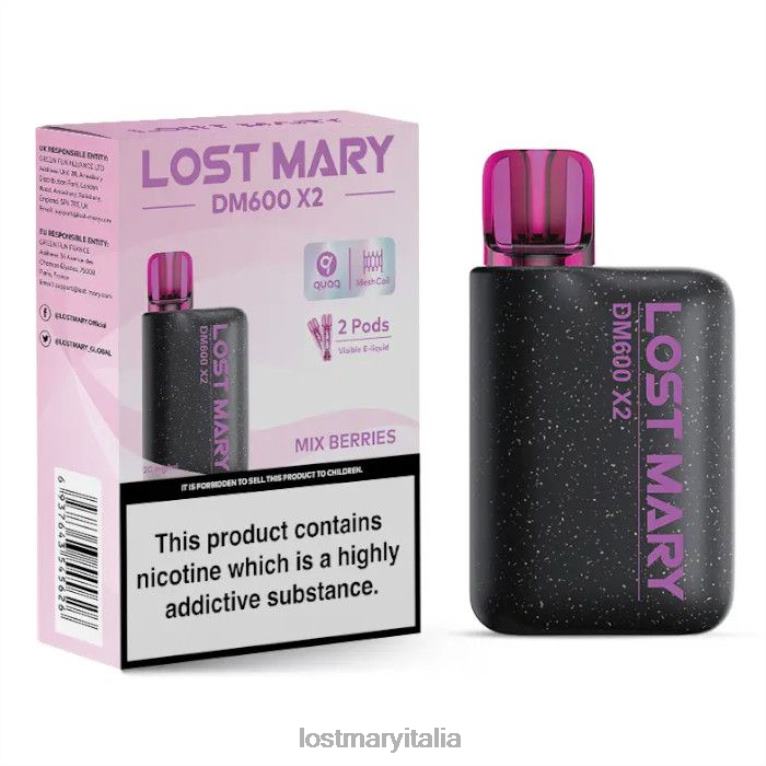 Lost Mary dm600 x2 vaporizzatore usa e getta mescolare le bacche 6JBV4196 | LOST MARY Vape Italia