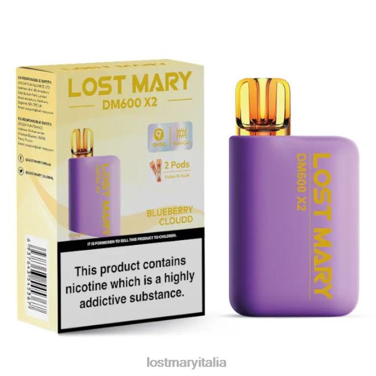 Lost Mary dm600 x2 vaporizzatore usa e getta nuvola di mirtilli 6JBV4190 | LOST MARY Price