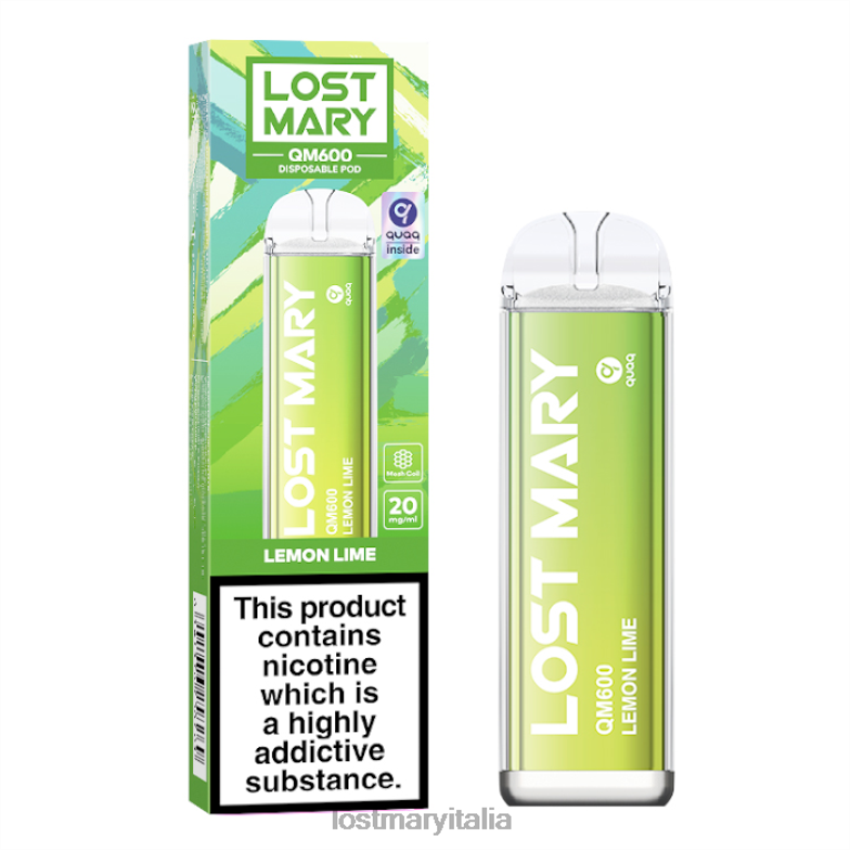 Lost Mary QM600 vaporizzatore usa e getta limone lime 6JBV4168 | LOST MARY Vape Price